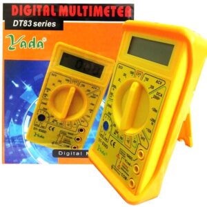 Multímetro Digital Amarillo con Buzzer