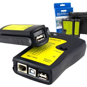 Probador de Cables de Internet y Teléfono